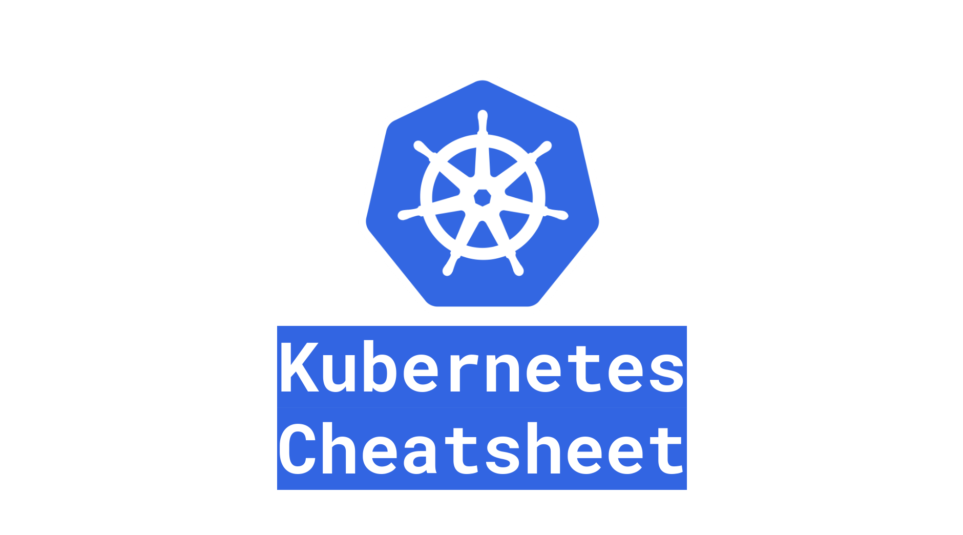 Kubernetes: Meu Cheat Sheet Pessoal